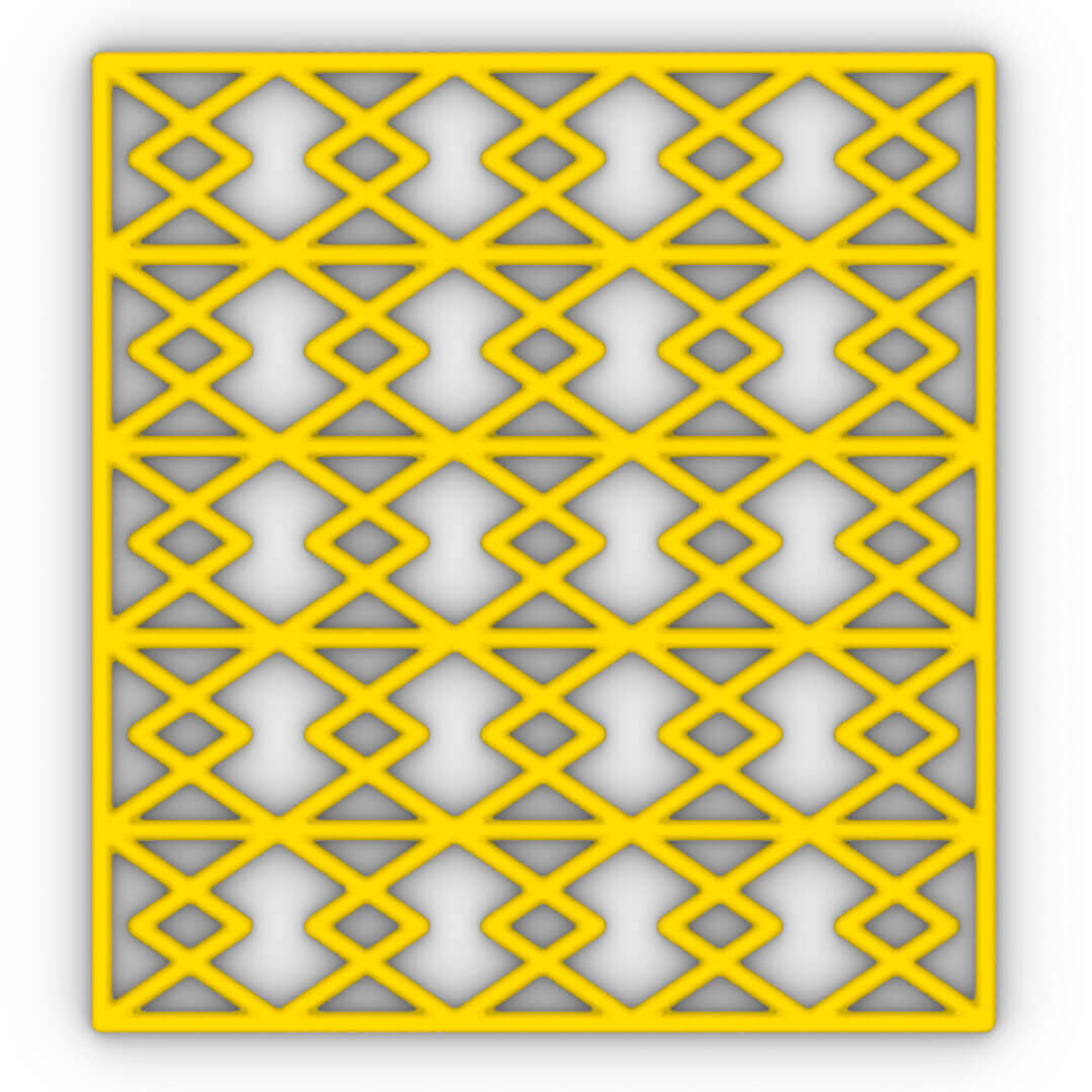 Hexagonal Dendro Pattern