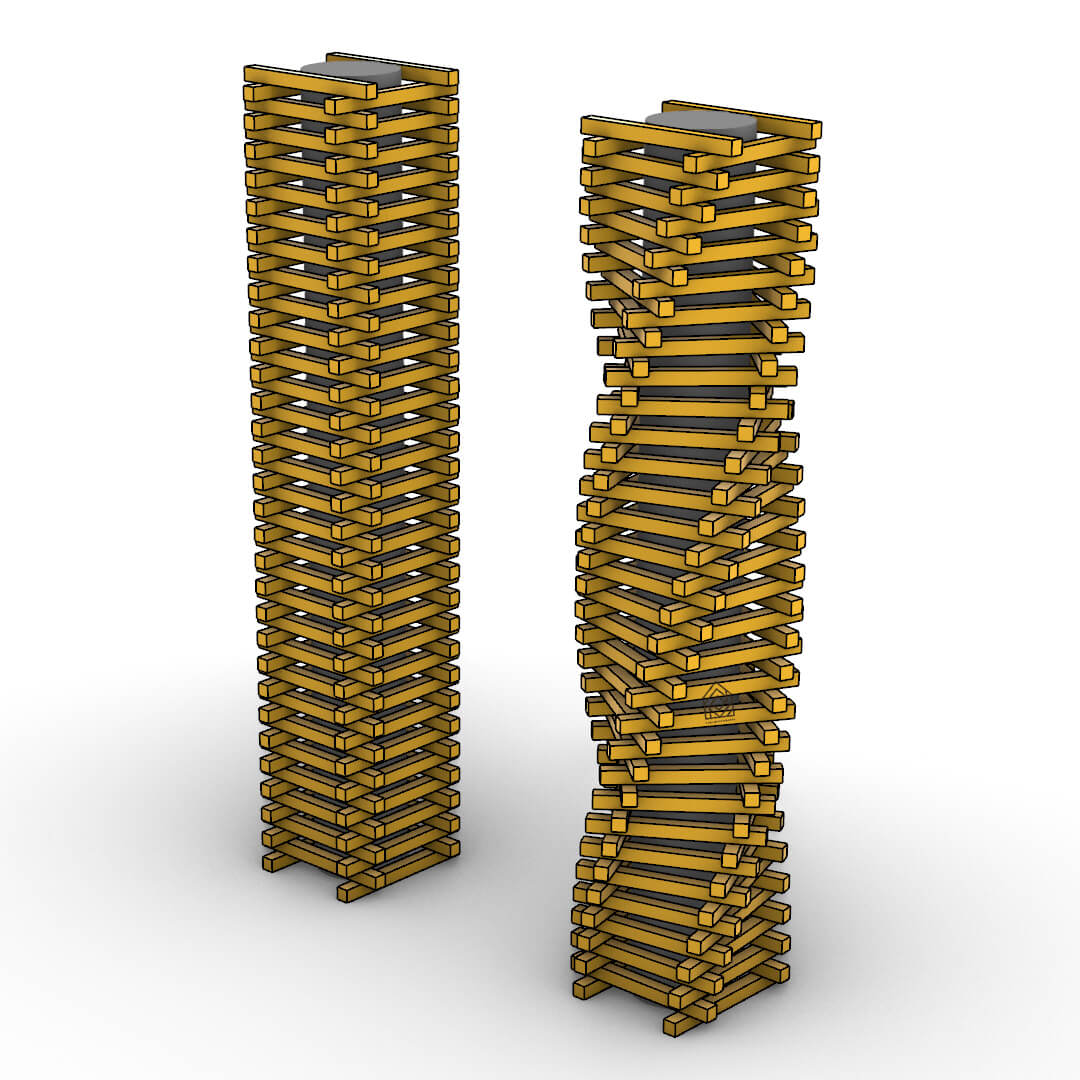 Twisting Stacked Boxes