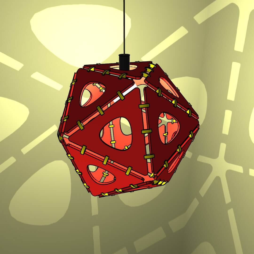 Faceted Lamp Shade