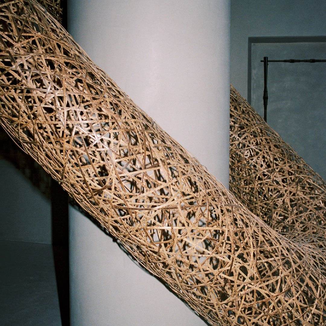 Twisting Bamboo Installation