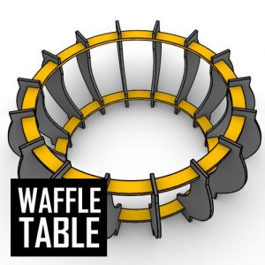 Radial Waffle Table