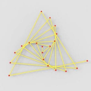 Rotating Lines - Parametric House
