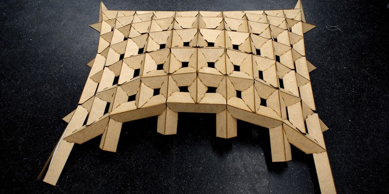 WikiVault reciprocal frame structure