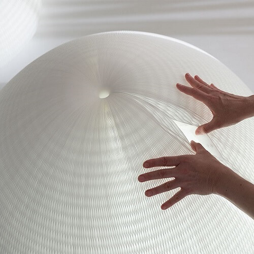 urchin softlight shape shifting paper lamp