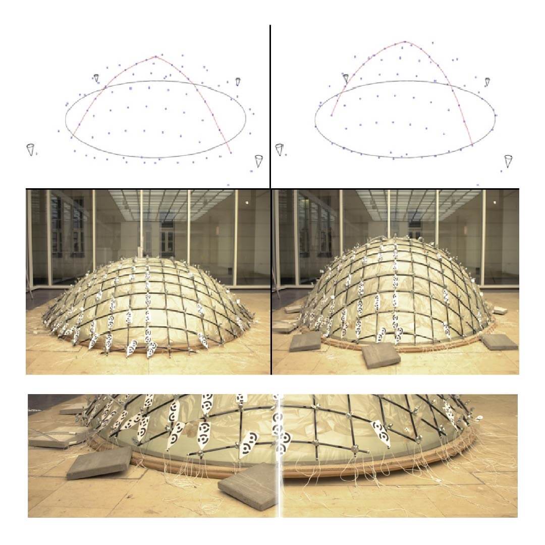 Strained Grid Shells