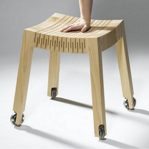 Spring Wood CNC Cut Chair