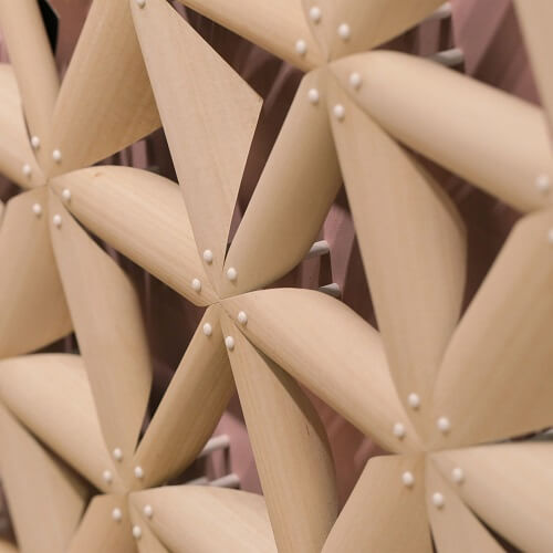 Pinecone-Inspired Material that Reacts to Moisture