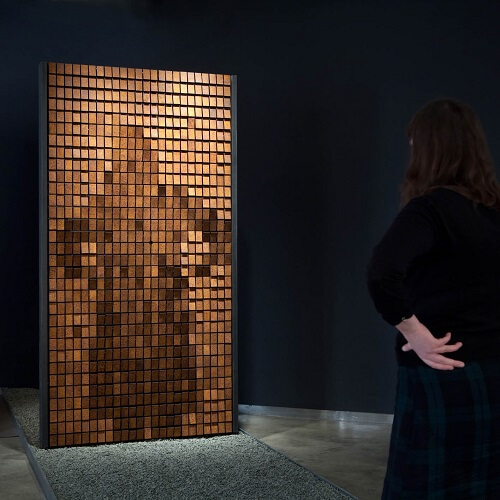 Rust Mirror Interactive Installation