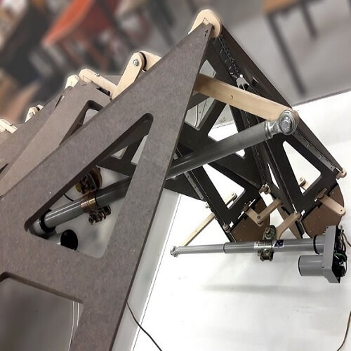 Origami Surfaces for Kinetic Architecture