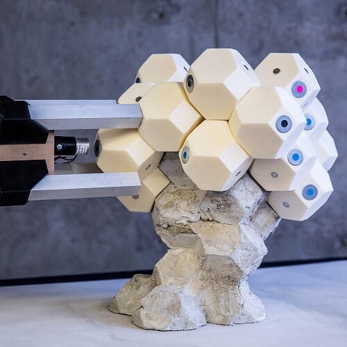 Voxelcrete Distributed voxelized adaptive formwork