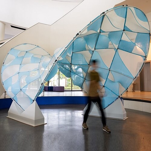 Knit Patterned Flow Pavilion