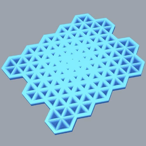 Triangle Holes Grasshopper3d Example