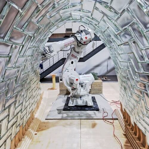 Glass Vault Robotic Fabrication