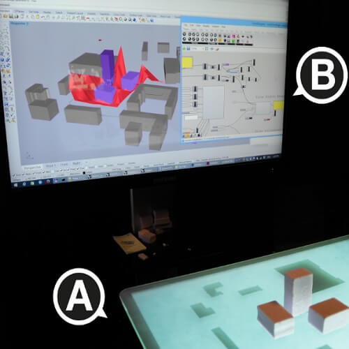 Tangible Grasshopper A method to combine physical models with generative, parametric tools