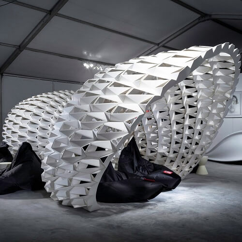 FXFOWLE Lounge Parametric Installation