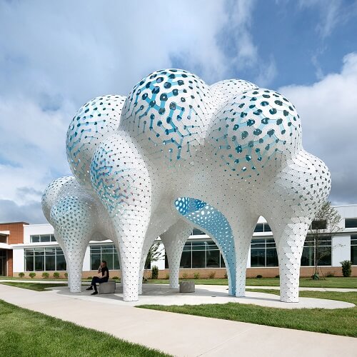 Pillar of Dreams Parametric Pavilion