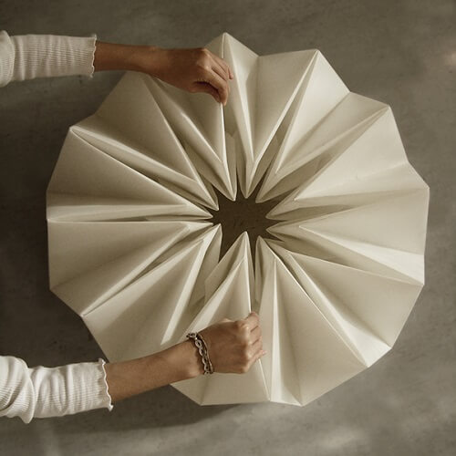 Origami kinetic Table