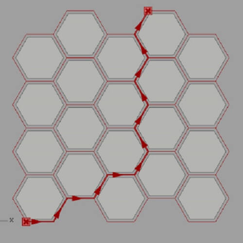 Shortest Walk Grasshopper3d Plugin