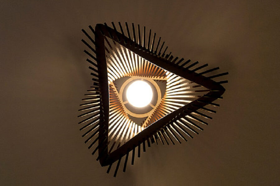 Twisted Lasercut Lampshade No.2 - Parametric Design