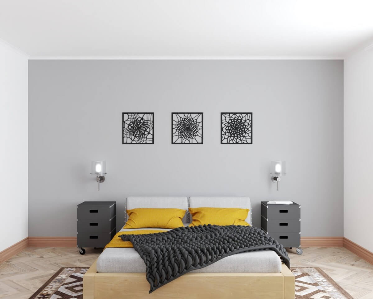 Parametric laser cut wooden panels