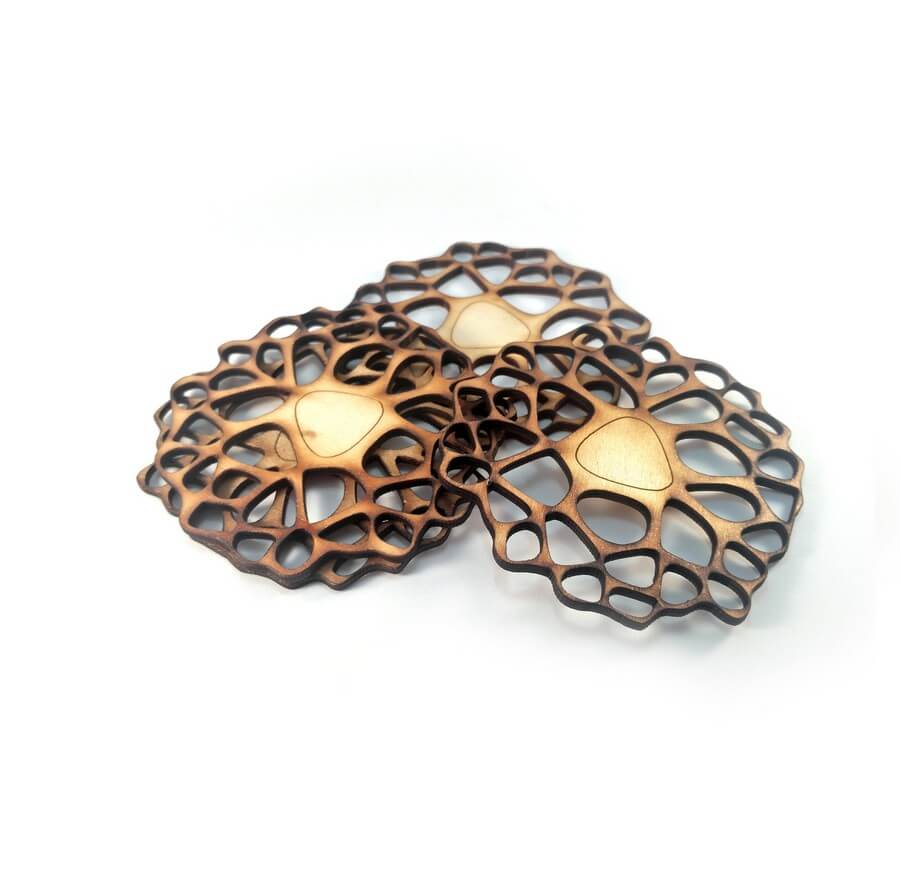 Wooden Coasters #3 - Laser Cutting Designs & Ideas