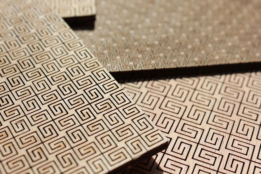 Wooden Coasters #4 - Laser Cutting Designs & Ideas