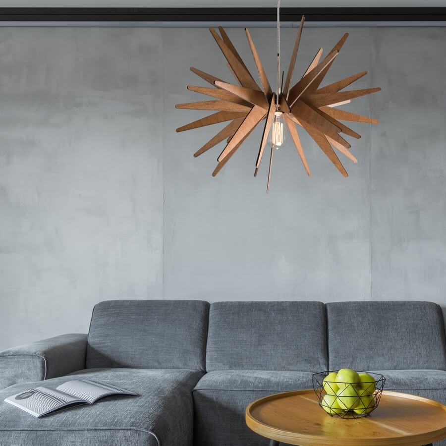 Wooden Pendant Lamp #2 - Laser Cutting Designs & Ideas