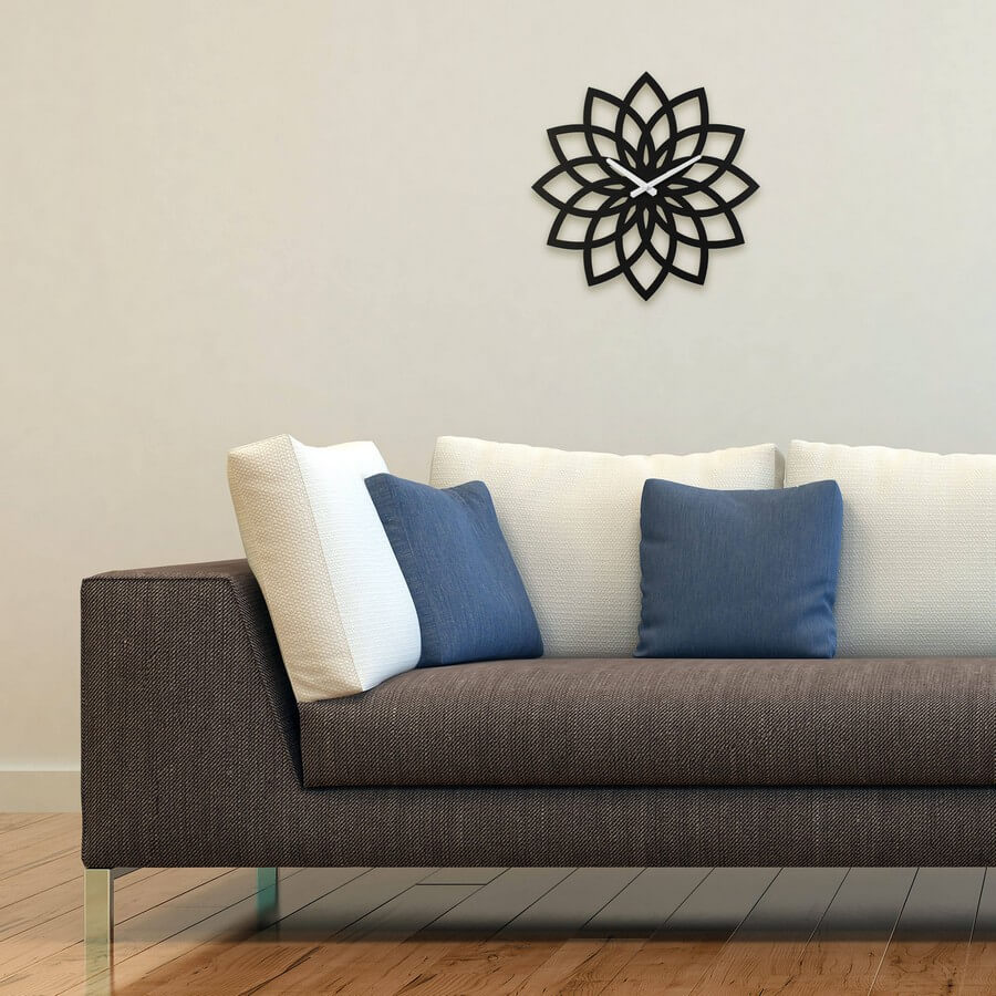 Wooden Clock #5 - Laser Cutting Designs & Ideas