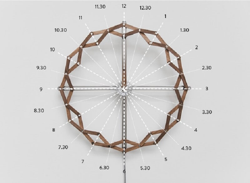 Installation art #1 - Solstice Clock