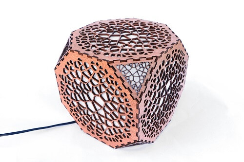 Wooden Floor Lamp #2 - Laser Cutting Designs