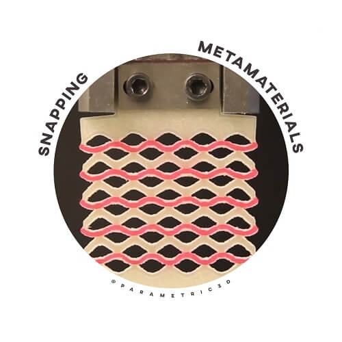 Snapping Mechanical Metamaterials