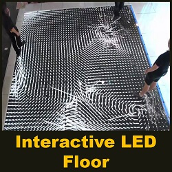 Interactive LED Floor - Parametric House
