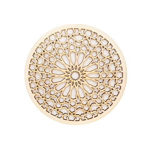 Wooden Decorative Panel #2 - Laser Cutting Design