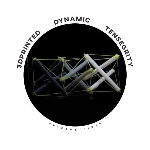 3D Printed Dynamic Tensegrity