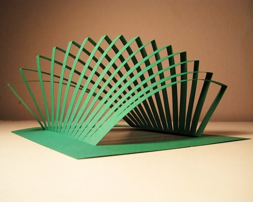Kinetic Architecture #2 - Kirigami Paper Art